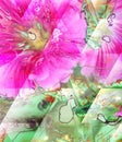 Abstract flower painting Royalty Free Stock Photo