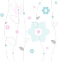 Abstract flower pattern