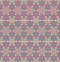 Abstract flower seamless patterns