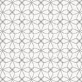 Abstract flower and star thin line crossed each, pattern is clean and able align by hand.