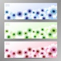 Abstract Flower Vector Background