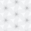 Abstract flower vector pattern, repeating abstract linear flower, monochrome styles.