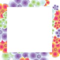 Abstract flowers background