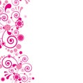 Abstract flowers background