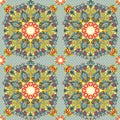 Abstract flowers pattern Royalty Free Stock Photo