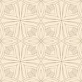 Flower abstract seamless tile pattern