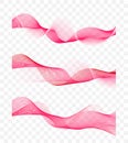 Abstract flowing blend wavy lines Royalty Free Stock Photo