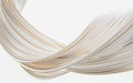 Abstract flowing curve lines, 3d rendering Royalty Free Stock Photo