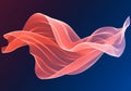 Abstract flowing fabric with smooth gradient and soft lighting effects Royalty Free Stock Photo