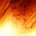 Abstract flowing fire background Royalty Free Stock Photo