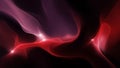 Abstract flowing forms of red and purple light with glowing points against a dark background Keywords: abstract Royalty Free Stock Photo