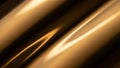Abstract flowing golden lines for backgrounds or design elements concept Royalty Free Stock Photo