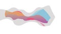 Abstract flowing gradient shapes, vibrant modern design element vector Generative AI Royalty Free Stock Photo