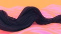 Abstract flowing lines create a dynamic, colorful landscape with a smooth gradient Royalty Free Stock Photo