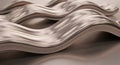 Abstract flowing metallic curves and textured surfaces creating a serene and elegant visual composition Royalty Free Stock Photo