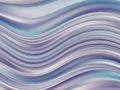 Abstract flowing metallic silver and blue waves with smooth gradients and subtle light reflections creating a and modern liquid Royalty Free Stock Photo