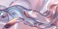 Abstract flowing pastel shapes with a glossy, iridescent surface, serving as a versatile and artistic background for creative