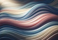 Abstract flowing pattern with smooth, undulating waves. Colors include soft blues, Royalty Free Stock Photo
