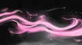 Abstract Pink Swirls on Black Background: Elegant Fluid Design Royalty Free Stock Photo