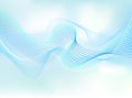 Abstract flowing water wave vector background design element Royalty Free Stock Photo