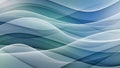 Abstract Flowing Waves of Blue and Teal with Soft White Highlights smooth Royalty Free Stock Photo