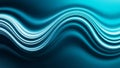 Glowing turquoise and white light waves flowing in a dark blue abstract background with smooth gradients Keywords Royalty Free Stock Photo