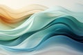 Abstract flowing waves of color Royalty Free Stock Photo