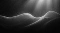 Abstract flowing waves with glowing particles and light rays Royalty Free Stock Photo