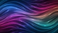 Abstract flowing waves of light in a vibrant gradient of blue purple pink and orange with sparkling highlights Royalty Free Stock Photo