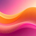 Abstract flowing waves of pink and orange with subtle textured gradient background Royalty Free Stock Photo