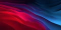Abstract flowing waves of vibrant red and deep blue light generated with the use of an AI. Royalty Free Stock Photo