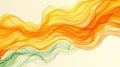Abstract flowing waves in warm colors create a dynamic visual effect Royalty Free Stock Photo
