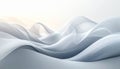 Abstract Swirling White and Gray Fabric Waves with Subtle Texture background silk Royalty Free Stock Photo