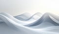 Abstract Swirling White and Gray Fabric Waves with Subtle Texture background silk Royalty Free Stock Photo