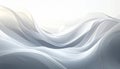 Abstract Flowing White and Gray Fabric Waves with Subtle Texture background silk Royalty Free Stock Photo