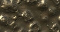 Abstract flowing weathered bronze texture pattern Royalty Free Stock Photo