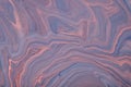 Abstract fluid art background dark blue and pink colors. Liquid marble. Acrylic painting with beige gradient and splash Royalty Free Stock Photo
