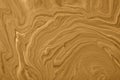 Abstract fluid art background dark brown and bronze colors. Liquid marble. Acrylic painting with copper gradient Royalty Free Stock Photo