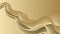 Abstract fluid art background golden colors. Royalty Free Stock Photo