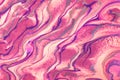 Abstract fluid art background light purple and pink colors. Liquid marble. Acrylic painting with lilac gradient Royalty Free Stock Photo