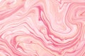 Abstract fluid art background light purple and pink glitter colors. Liquid marble. Acrylic painting with rose gradient Royalty Free Stock Photo