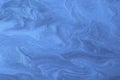 Abstract fluid art background navy blue colors. Liquid marble. Acrylic painting with sapphire shiny gradient Royalty Free Stock Photo