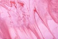 Abstract fluid art background pink and purple colors. Liquid marble. Acrylic painting with lilac gradient and splash Royalty Free Stock Photo