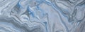Abstract fluid art background with silver, blue marble texture. Liquid light gray acrylic painting backdrop Royalty Free Stock Photo