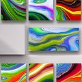 1395 Abstract Fluid Art: A captivating and abstract background featuring fluid art techniques with flowing and vibrant colors, c