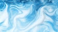 Abstract Fluid Art Elegant White and Blue Swirls, Modern Marble Pattern Background Design Royalty Free Stock Photo