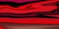 Abstract fluid background with red and black wavy patterns and horizontal flow Royalty Free Stock Photo