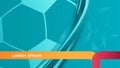 EURO 2024 UEFA European Championship Soccer Abstract football sports dynamic background