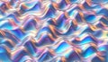 Abstract fluid holographic texture with an iridescent spectrum colors