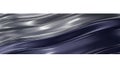 Abstract fluid metallic waves of silver and dark purple, creating a liquid chrome effect Royalty Free Stock Photo